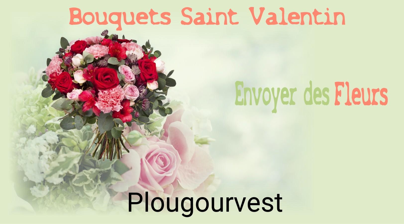 Roses de Saint-Valentin livrées à Plougourvest